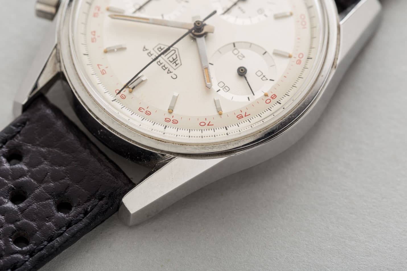 Heuer Oversize Vintage Chronograph view 4