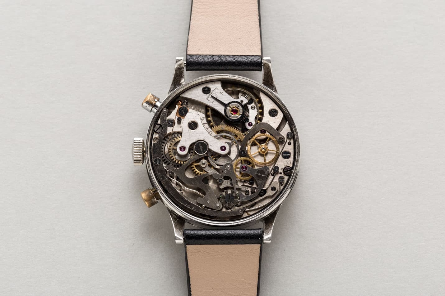 Hanhart Vintage Flyback Chronograph BUND 417ES view 6