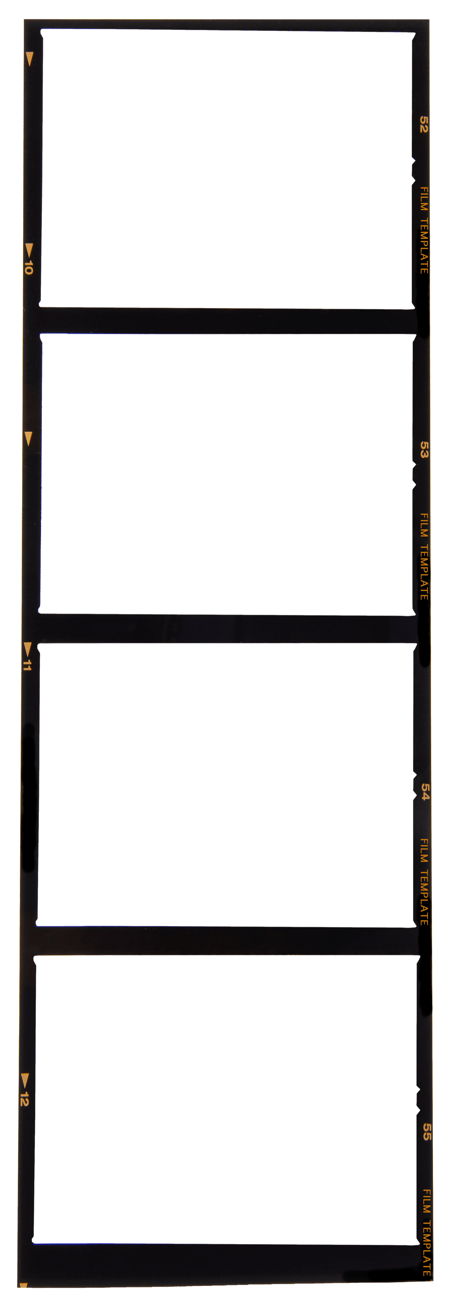 Film strip of watch photos