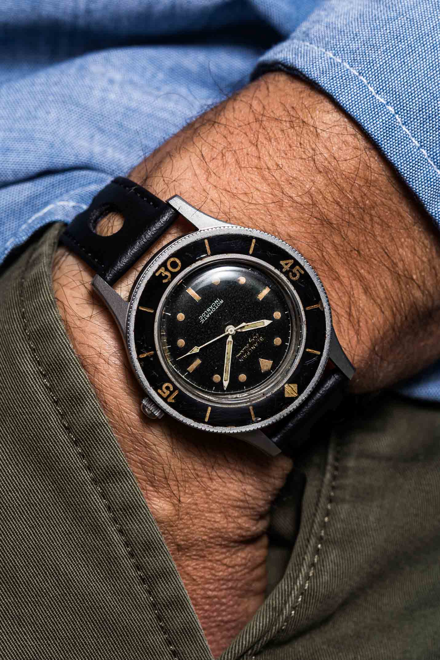 Blancpain 50 Fathoms Rotomatic Vintage Diver view 9