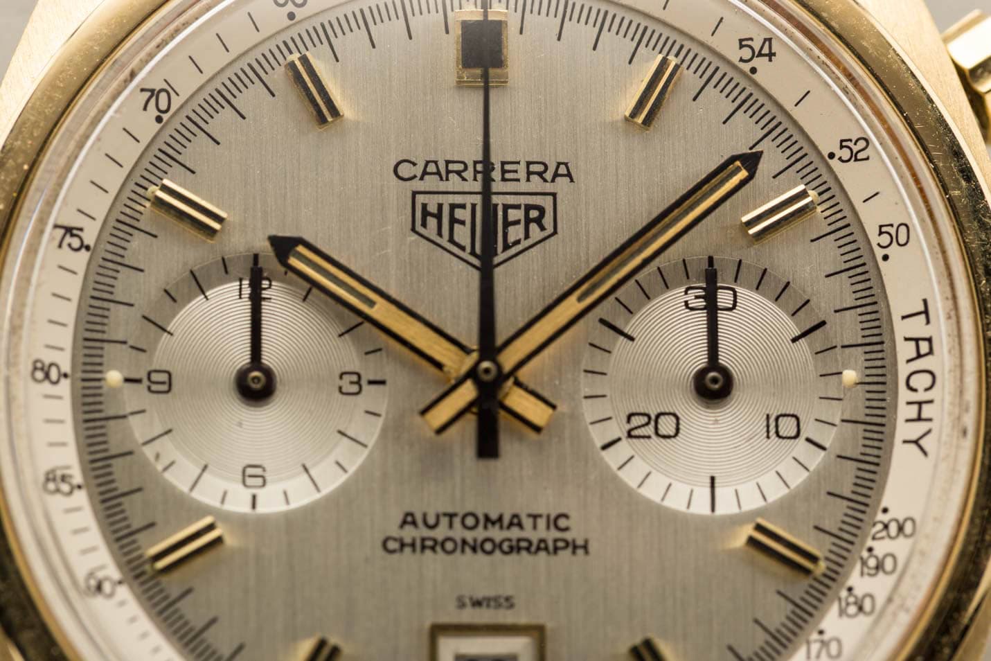 Heuer Carrera Vintage Chronograph view 3