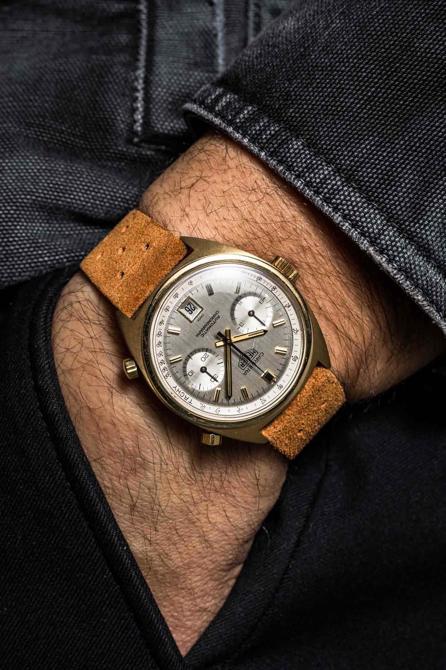 Heuer Carrera Vintage Chronograph view 12